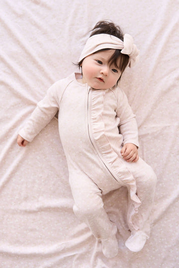 Organic Cotton Melanie Onepiece - Addie Lilac Childrens Onepiece from Jamie Kay Australia