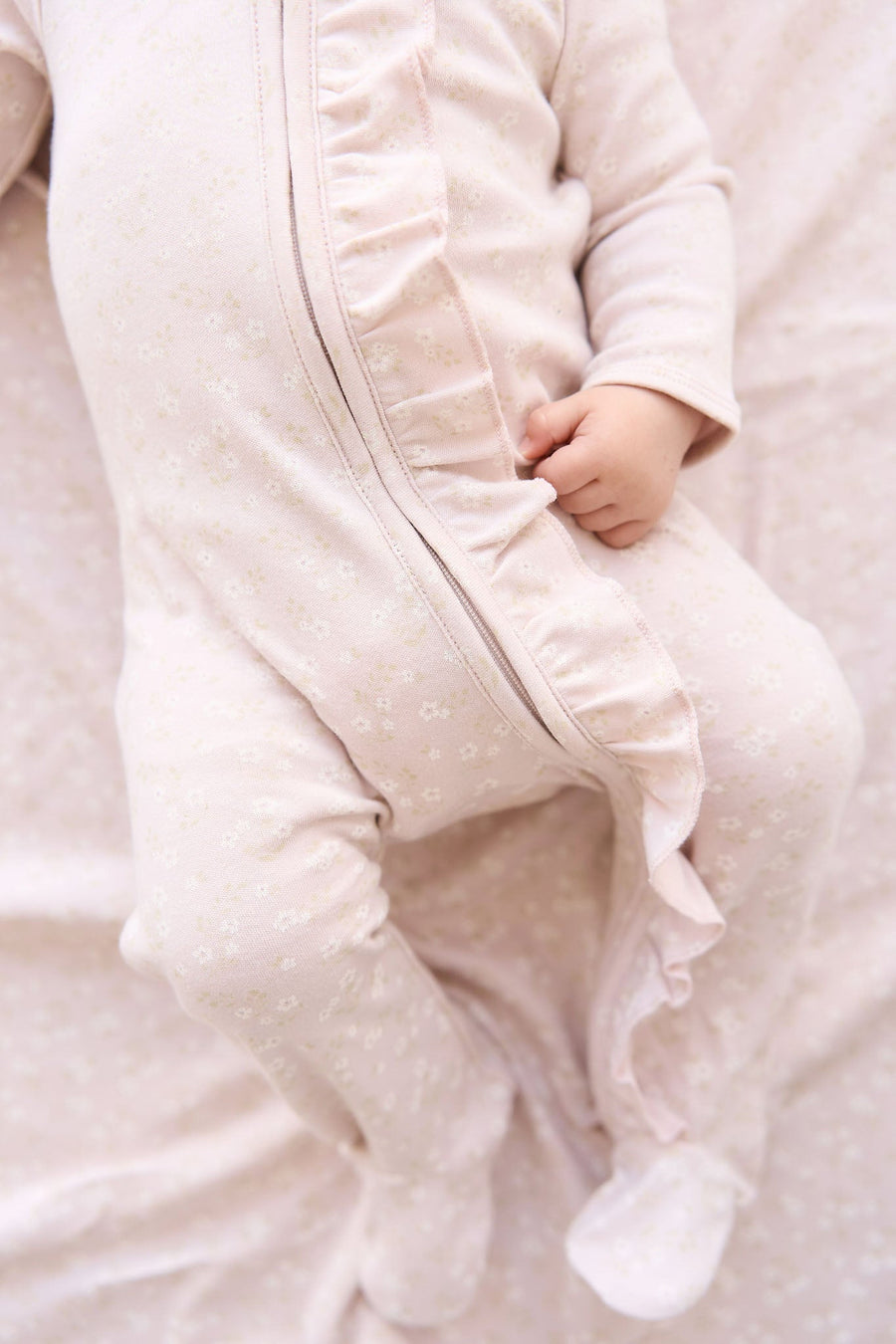 Organic Cotton Melanie Onepiece - Addie Lilac Childrens Onepiece from Jamie Kay Australia