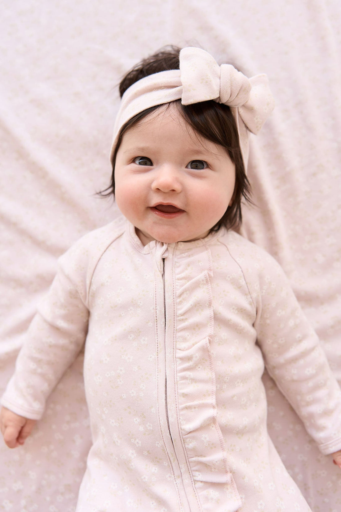 Organic Cotton Melanie Onepiece - Addie Lilac Childrens Onepiece from Jamie Kay Australia