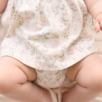 Organic Cotton Elianna Playsuit - Moons Garden Lavender Childrens Playsuit from Jamie Kay Australia