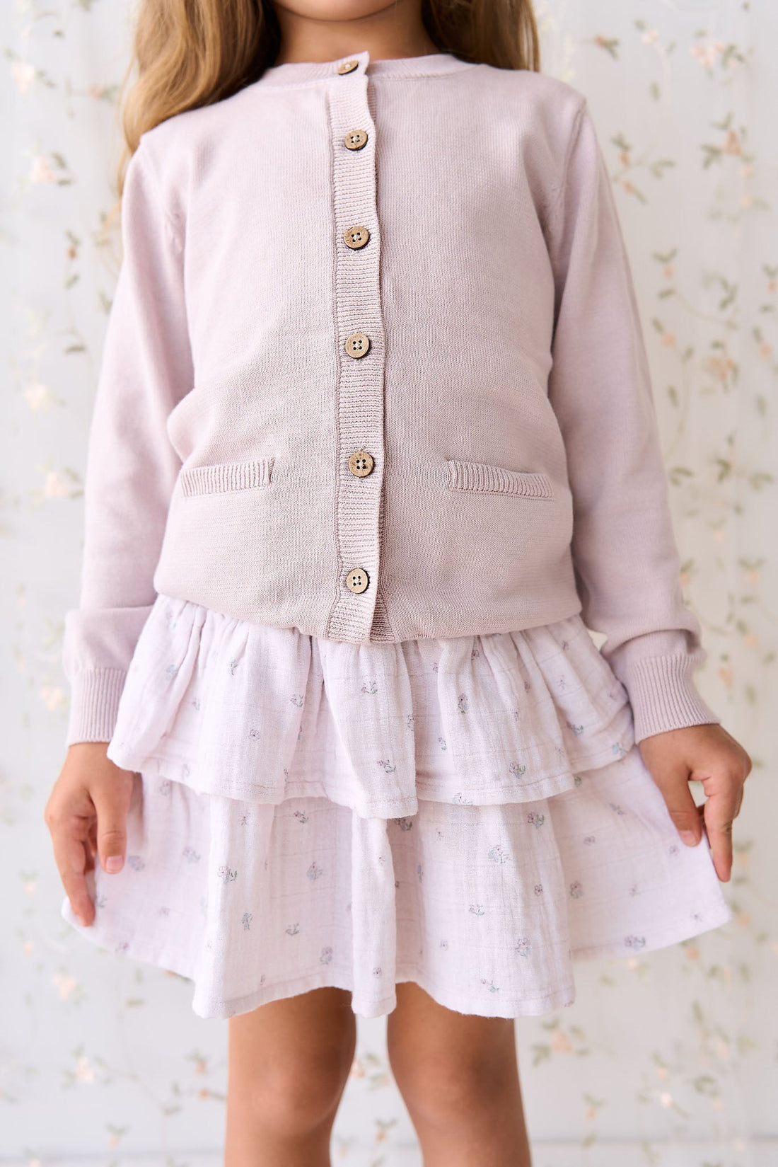 Organic Cotton Muslin Samantha Skirt - Meredith Violet Childrens Skirt from Jamie Kay Australia