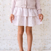 Organic Cotton Muslin Samantha Skirt - Meredith Violet Childrens Skirt from Jamie Kay Australia