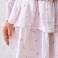 Organic Cotton Muslin Samantha Skirt - Meredith Violet Childrens Skirt from Jamie Kay Australia