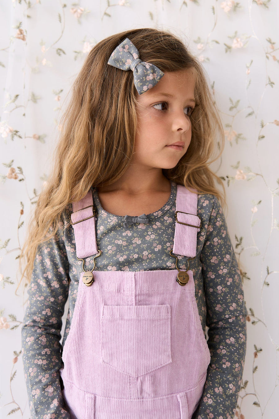 Jordie Cord Overall - Lilac Blush Childrens Overall from Jamie Kay Australia