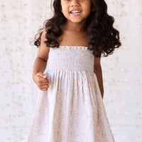 Organic Cotton Mira Dress - Chloe Lavender Childrens Dress from Jamie Kay Australia