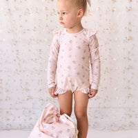 Lily Swimsuit - Goldie Bouquet Morganite Childrens Swimwear from Jamie Kay Australia