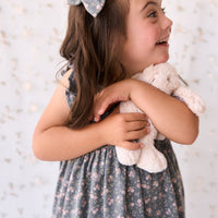 Organic Cotton Sienna Dress - Rosalie Floral Lava Childrens Dress from Jamie Kay Australia