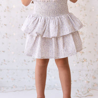 Organic Cotton Samantha Skirt - Chloe Lavender Childrens Skirt from Jamie Kay Australia