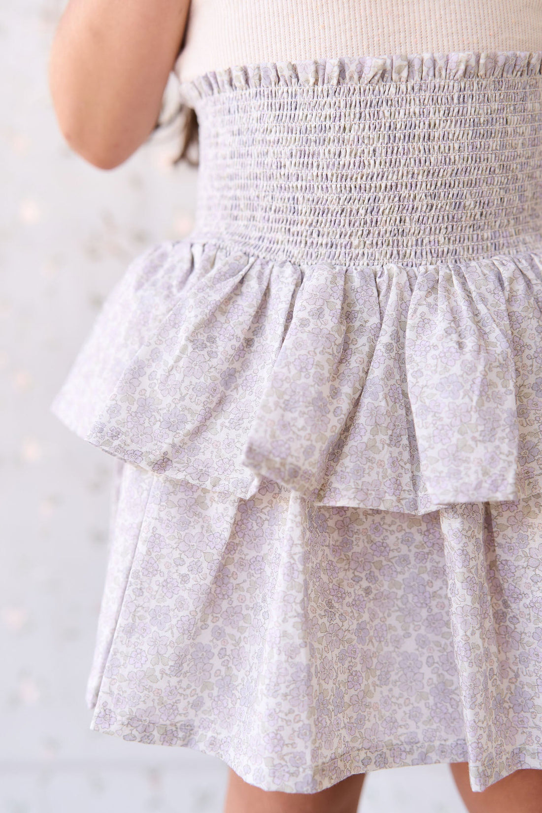 Organic Cotton Samantha Skirt - Chloe Lavender Childrens Skirt from Jamie Kay Australia