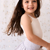 Organic Cotton Samantha Skirt - Chloe Lavender Childrens Skirt from Jamie Kay Australia