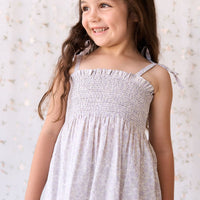 Organic Cotton Mira Top - Chloe Lavender Childrens Top from Jamie Kay Australia