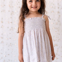 Organic Cotton Mira Top - Chloe Lavender Childrens Top from Jamie Kay Australia