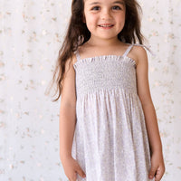 Organic Cotton Mira Top - Chloe Lavender Childrens Top from Jamie Kay Australia