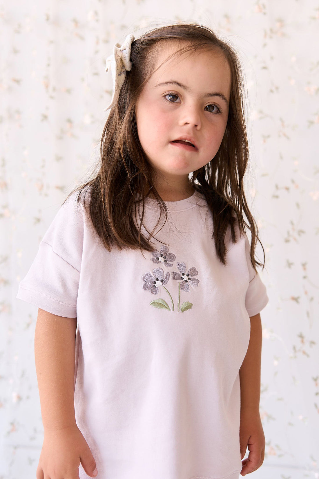 Pima Cotton Mimi Top - Luna Meadow Flowers Childrens Top from Jamie Kay Australia