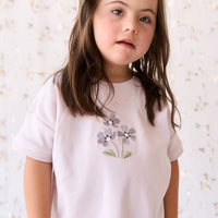 Pima Cotton Mimi Top - Luna Meadow Flowers Childrens Top from Jamie Kay Australia