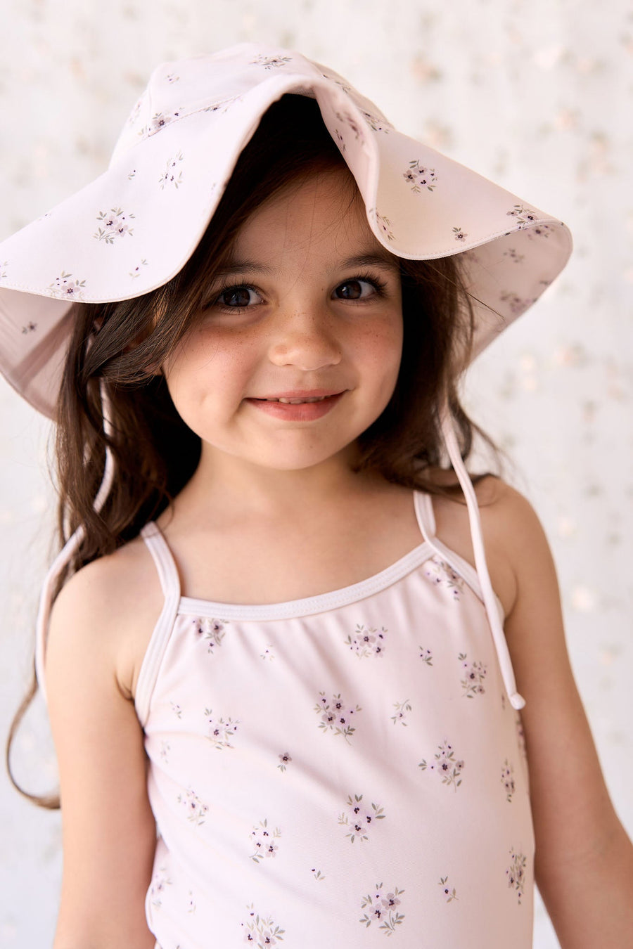 Noelle Hat - Goldie Bouquet Morganite Childrens Swimwear from Jamie Kay Australia