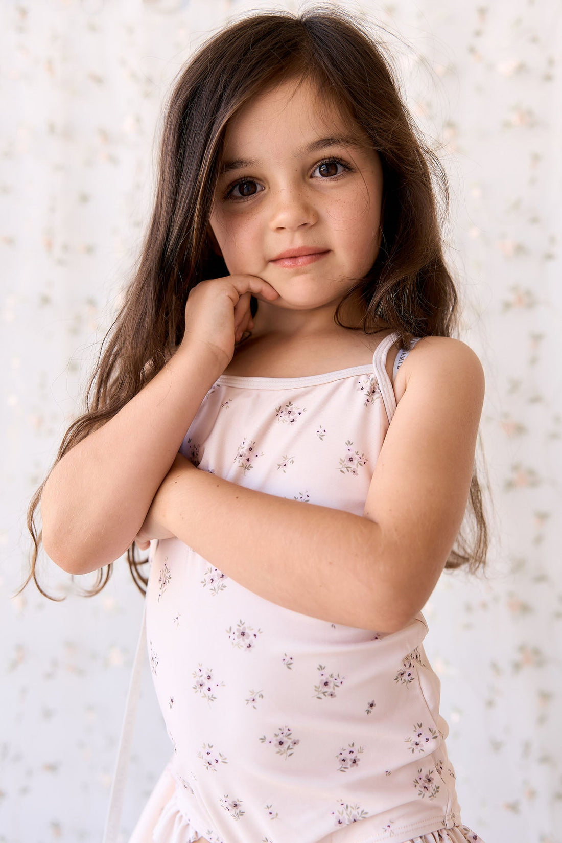 Robin Swimsuit - Goldie Bouquet Morganite Childrens Swimwear from Jamie Kay Australia