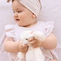 Organic Cotton Elianna Playsuit - Addie Lilac Childrens Playsuit from Jamie Kay Australia