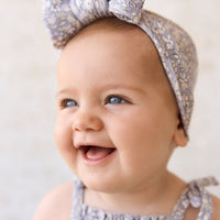 Organic Cotton Headband - April Lilac Childrens Headband from Jamie Kay Australia