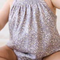 Organic Cotton Cassie Playsuit - April Lilac Childrens Playsuit from Jamie Kay Australia