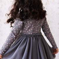 Anna Tulle Dress - Rosalie Floral Lava Childrens Dress from Jamie Kay Australia