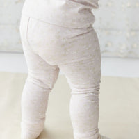 Organic Cotton Everyday Legging - Addie Lilac Childrens Legging from Jamie Kay Australia