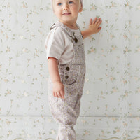 Jordie Cotton Twill Overall - Chloe Lilac Childrens Overall from Jamie Kay Australia