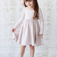 Organic Cotton Tallulah Dress - Addie Lilac Childrens Dress from Jamie Kay Australia