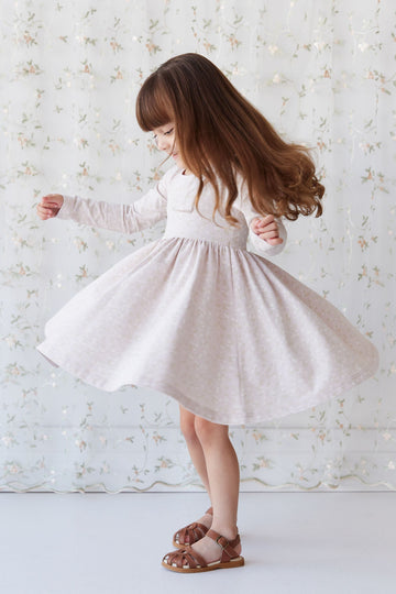 Organic Cotton Tallulah Dress - Addie Lilac Childrens Dress from Jamie Kay Australia