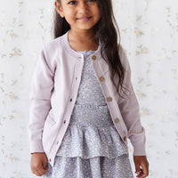 Organic Cotton Ruby Skirt - April Lilac Childrens Skirt from Jamie Kay Australia