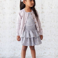 Organic Cotton Ruby Skirt - April Lilac Childrens Skirt from Jamie Kay Australia