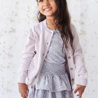 Organic Cotton Ruby Skirt - April Lilac Childrens Skirt from Jamie Kay Australia