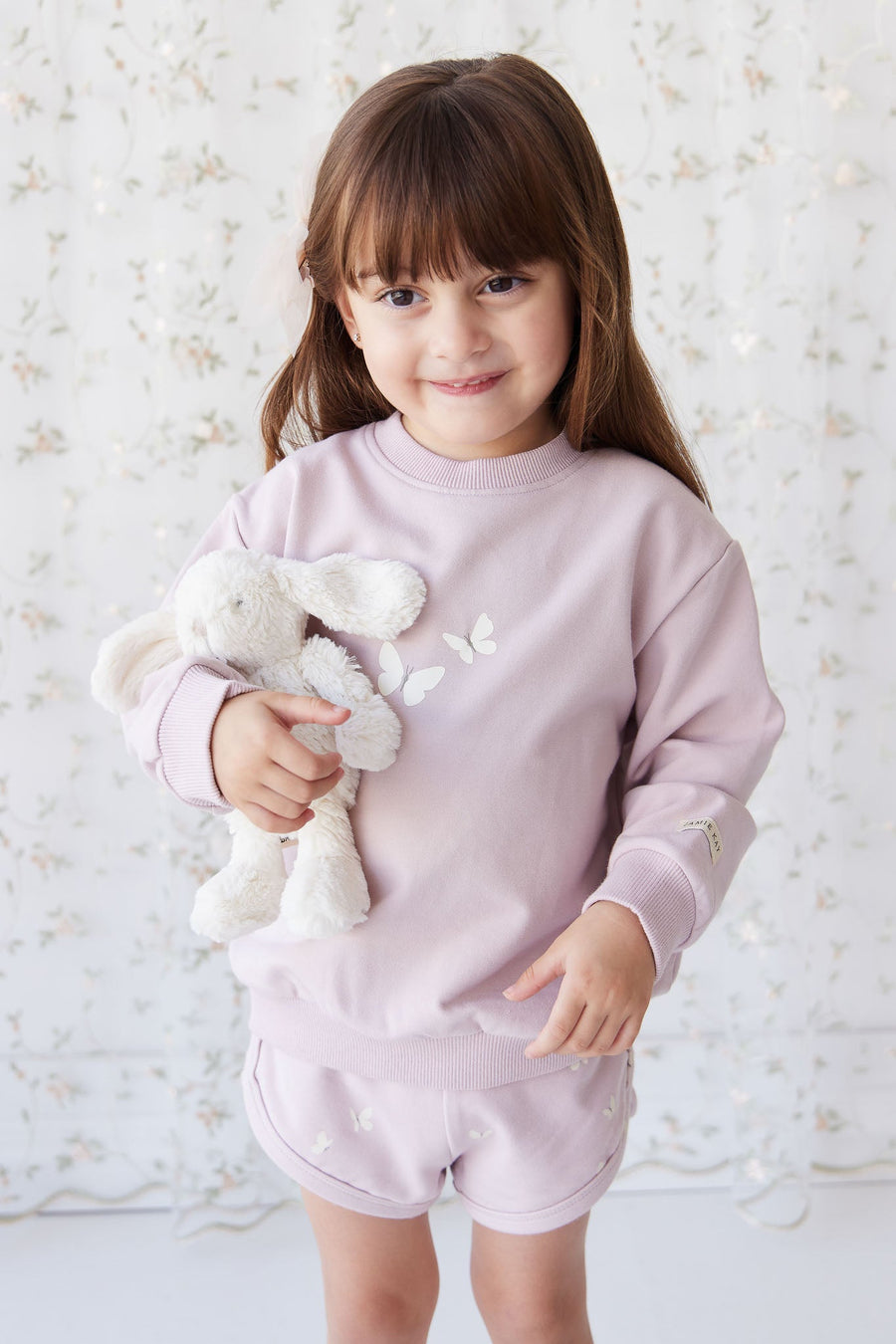 Organic Cotton Ivy Shortie - Flutter by Lilac Childrens Short from Jamie Kay Australia