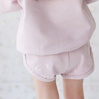 Organic Cotton Ivy Shortie - Flutter by Lilac Childrens Short from Jamie Kay Australia