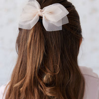 Fairy Bow - Rosewater Childrens Hair Bow from Jamie Kay Australia