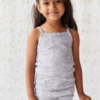 Organic Cotton Singlet - April Lilac Childrens Singlet from Jamie Kay Australia