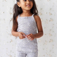 Organic Cotton Singlet - April Lilac Childrens Singlet from Jamie Kay Australia