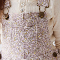 Jordie Cotton Twill Overall - Chloe Lilac Childrens Overall from Jamie Kay Australia