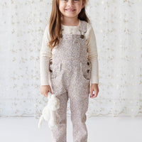 Jordie Cotton Twill Overall - Chloe Lilac Childrens Overall from Jamie Kay Australia