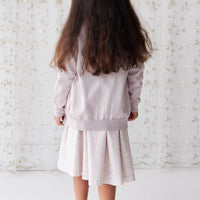 Organic Cotton Samantha Dress - Addie Lilac Childrens Dress from Jamie Kay Australia