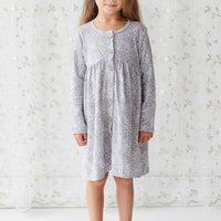 Organic Cotton Poppy Dress - April Lilac Childrens Dress from Jamie Kay Australia