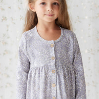 Organic Cotton Poppy Dress - April Lilac Childrens Dress from Jamie Kay Australia