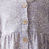 Organic Cotton Poppy Dress - April Lilac Childrens Dress from Jamie Kay Australia