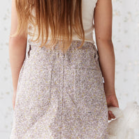 Alison Twill Skirt - Chloe Lilac Childrens Skirt from Jamie Kay Australia