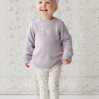 Audrey Knitted Jumper - Starling Goldie Bouquet Childrens Jumper from Jamie Kay Australia