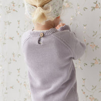 Audrey Knitted Jumper - Starling Goldie Bouquet Childrens Jumper from Jamie Kay Australia