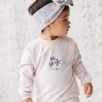 Organic Cotton Bobbie Sweatshirt - Rosewater Childrens Top from Jamie Kay Australia