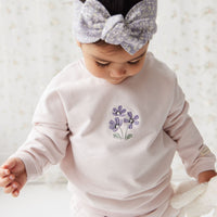 Organic Cotton Bobbie Sweatshirt - Rosewater Childrens Top from Jamie Kay Australia