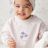 Organic Cotton Bobbie Sweatshirt - Rosewater Childrens Top from Jamie Kay Australia