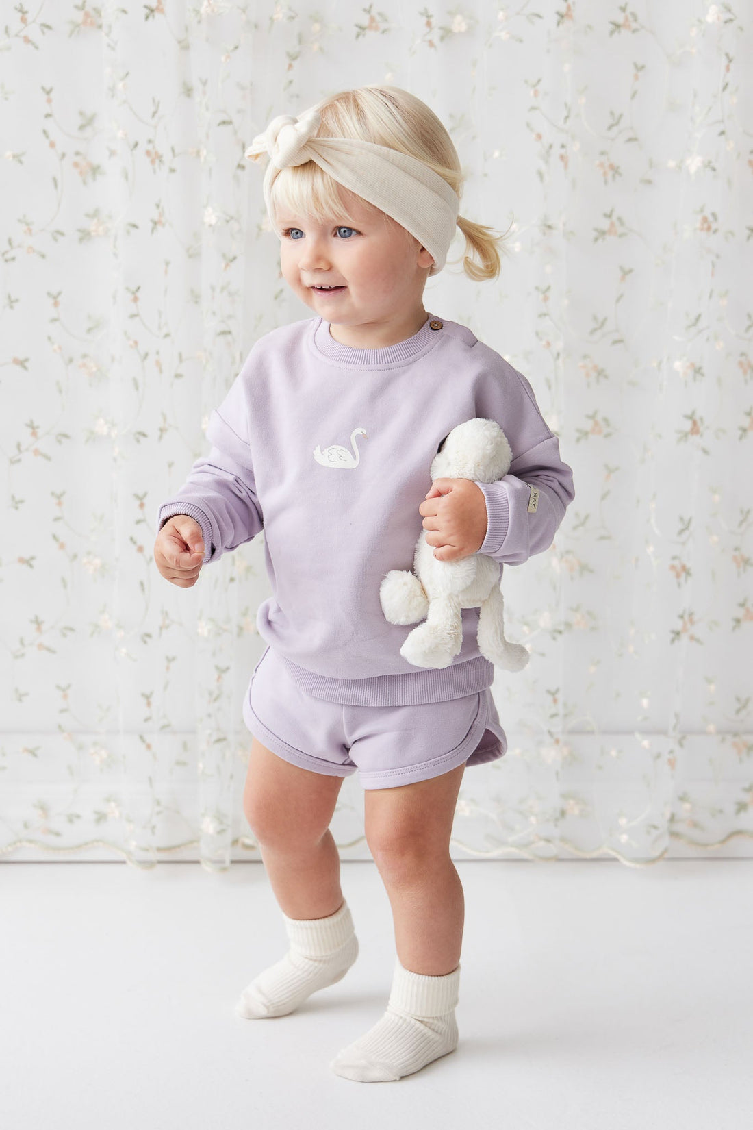 Organic Cotton Bobbie Sweatshirt - Starling Childrens Top from Jamie Kay Australia